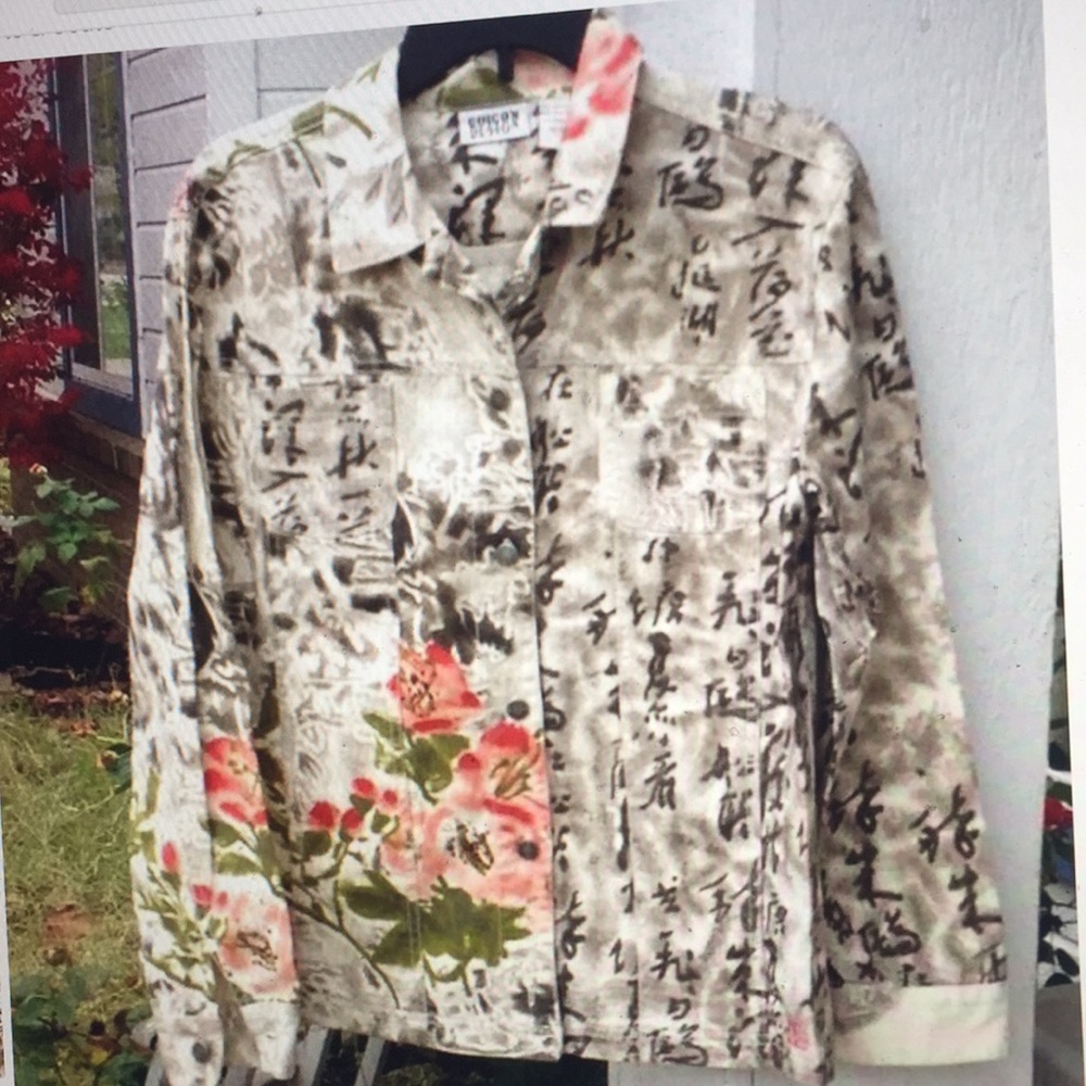 Chico’s Design Japanese Floral Print